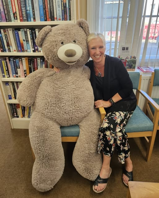 Big Ted Meets Roz Savage MP!