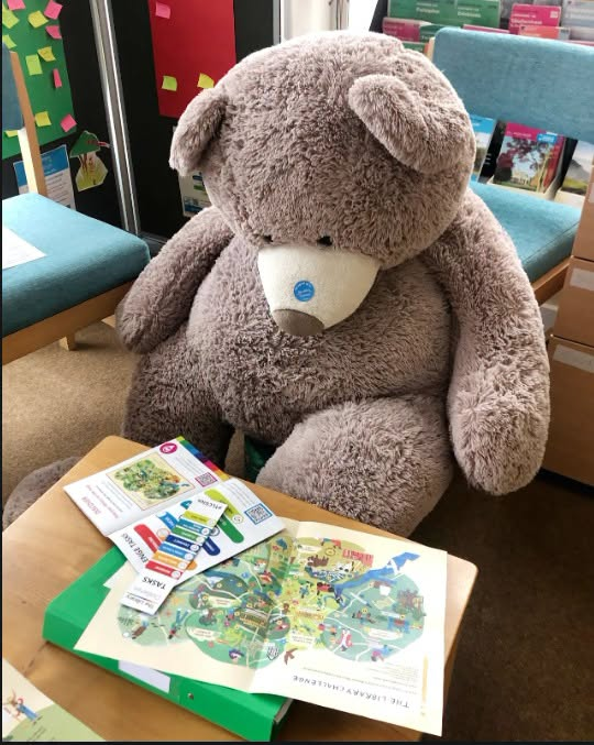BIG TED JOINS THE LIBRARY CHALLENGE — AND HE’S BEARY EXCITED!